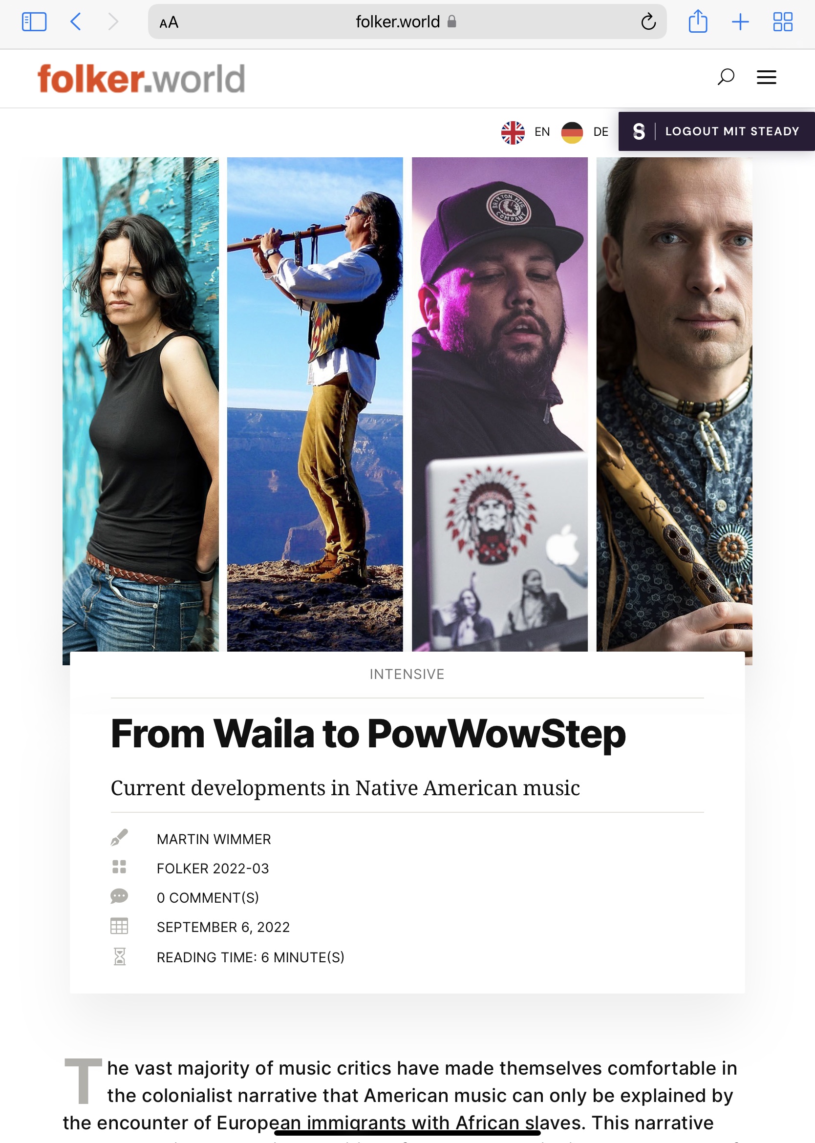 From Waila to PowWowStep – Current developments in Native American ...